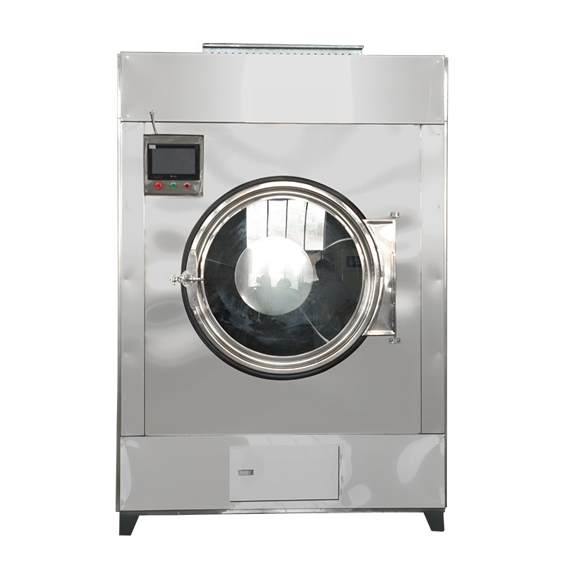 Washing and shrinking machine